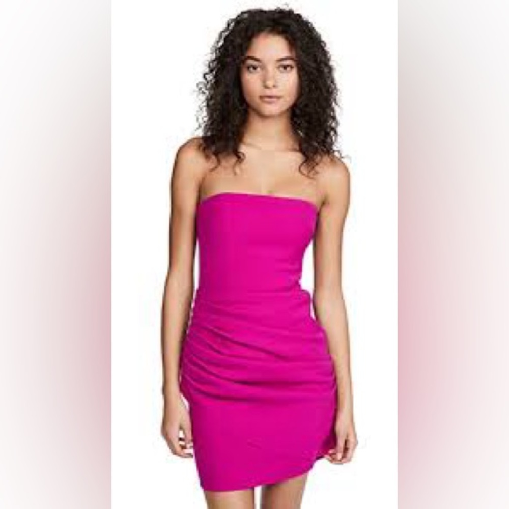 Misha Harlow Dress in Fuchsia